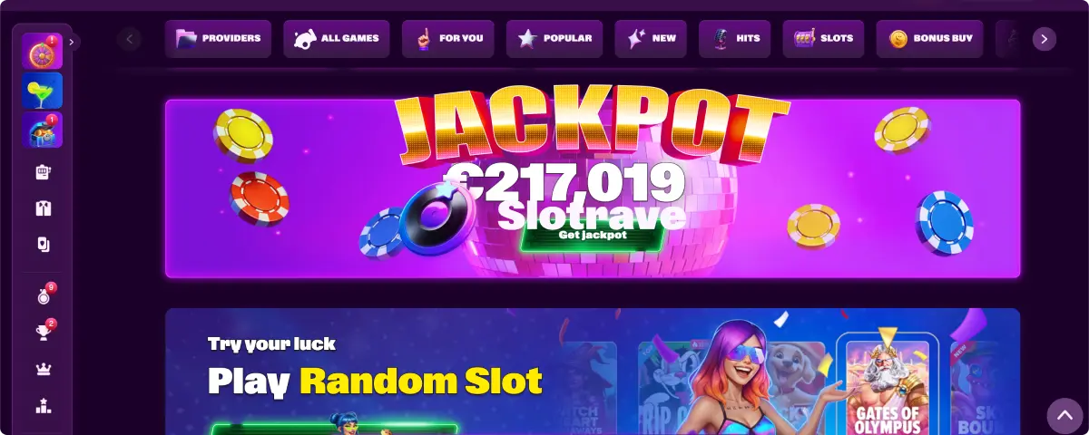 Slotrave Jackpot Igre